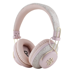 Casque PU sans Fil Bluetooth ENC avec Logo 4G Métal GUESS GUBHS72P4FC4MP - Rose — Accessoire · Smarty Paris 18e